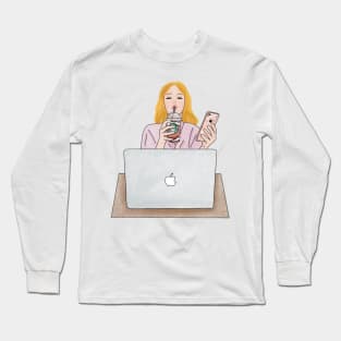 Working girl Long Sleeve T-Shirt